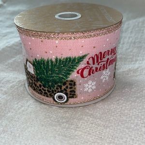 Pink Christmas Ribbon